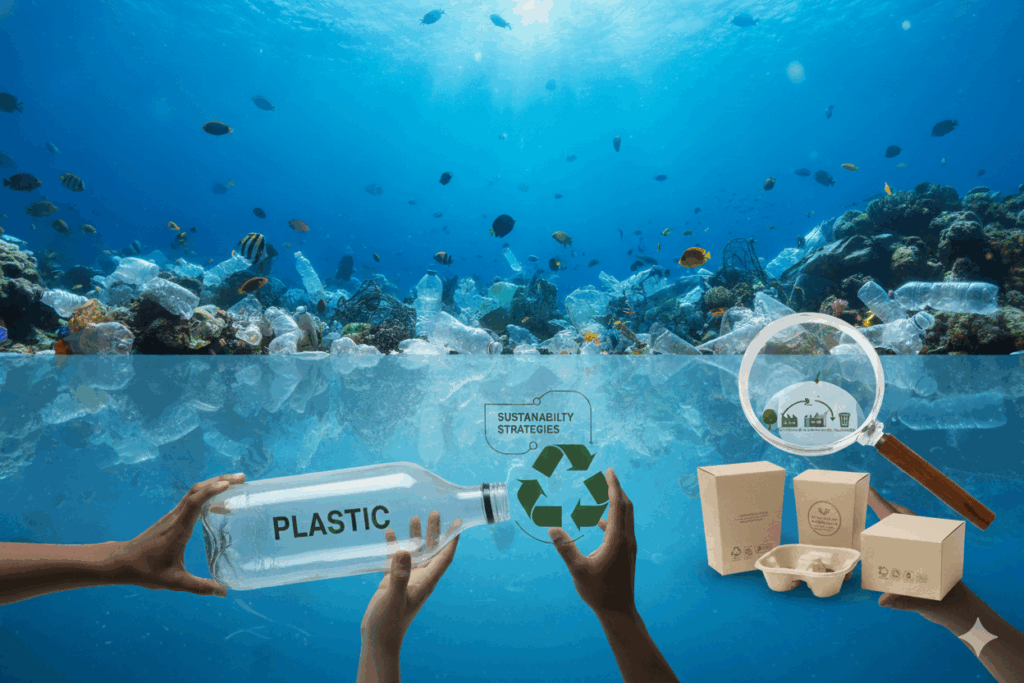 許多塑膠廢棄物在海底，這也是為什麼「永續轉型」這件事