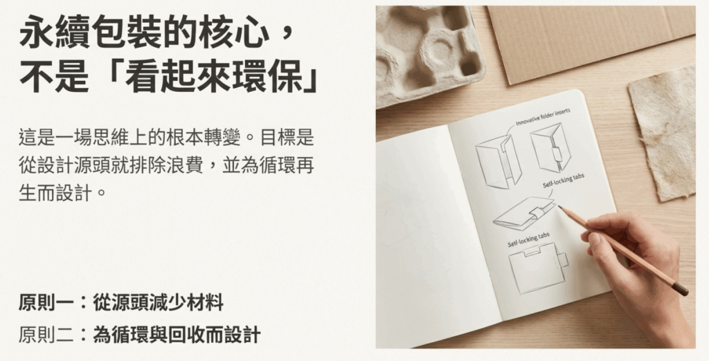 一個可被循環利用的包裝，才能被稱為永續包材，它是一場思維的根本轉變。