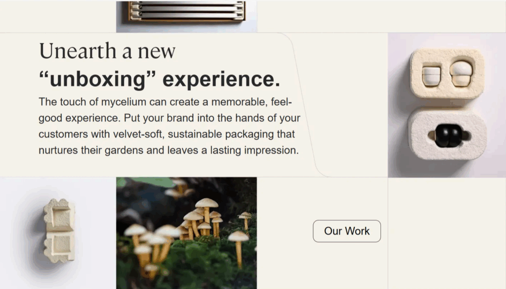 蘑菇的菌絲也可以當作消費性電子產品的環保包材